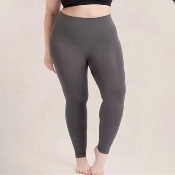 Shapermint Essential Seamless Mid-Waist Shaping Legging Grey 2XL NWT IN PKG - Picture 1 of 4